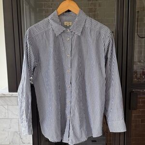 Donni Pop Shirt, Blue Stripe, XS
